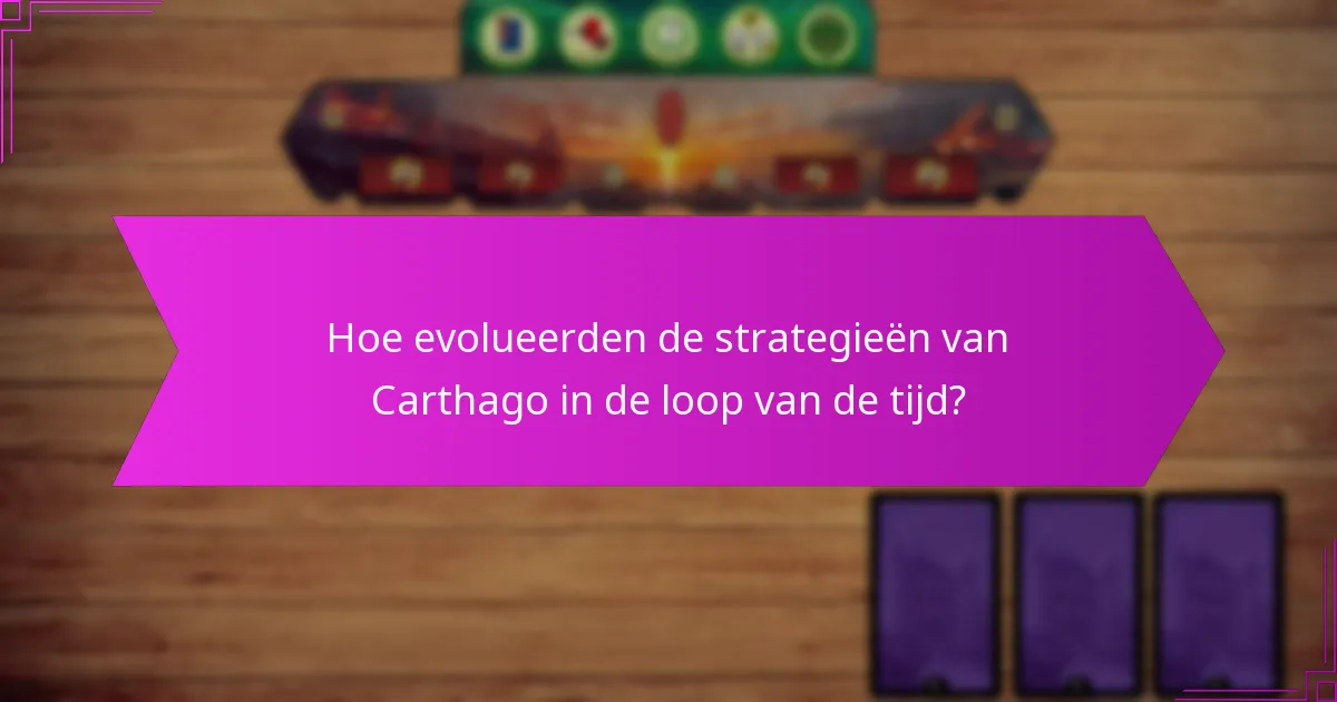 Hoe vestigde Carthago strategische allianties?