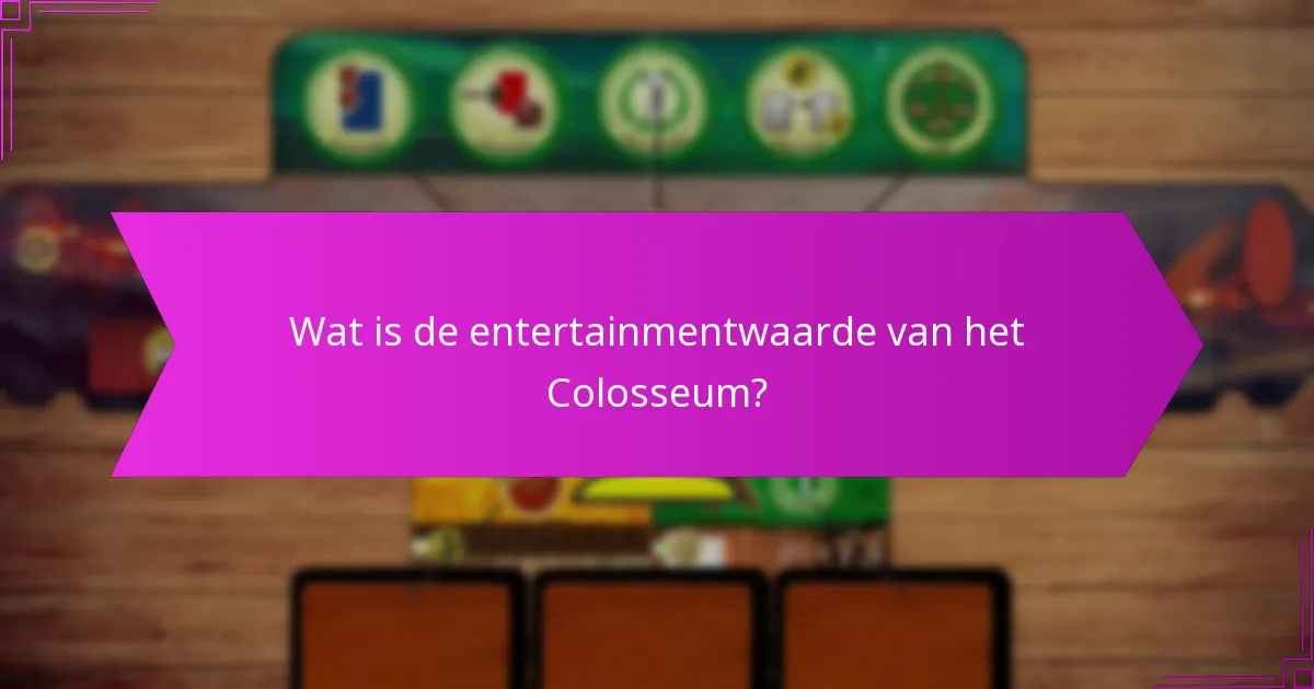 Hoe verhoudt het Colosseum zich tot andere oude arena’s?