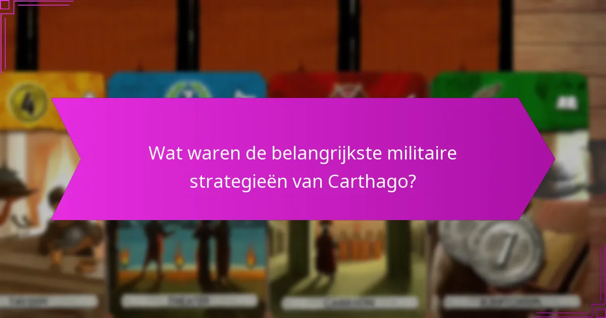 Wat waren de gevolgen van de militaire expansie van Carthago?