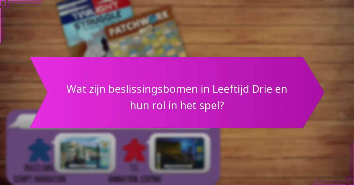 Hoe werken kaart-synergiën in Leeftijd Drie?
